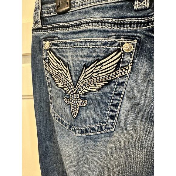 Rock Revival Women’s Jean Lucille boot rhinestone western size 29 rodeo - Picture 7 of 13